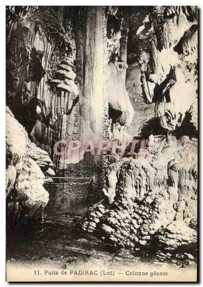 Poço de PADIRAC (Lot) — Coluna gigante - Frente