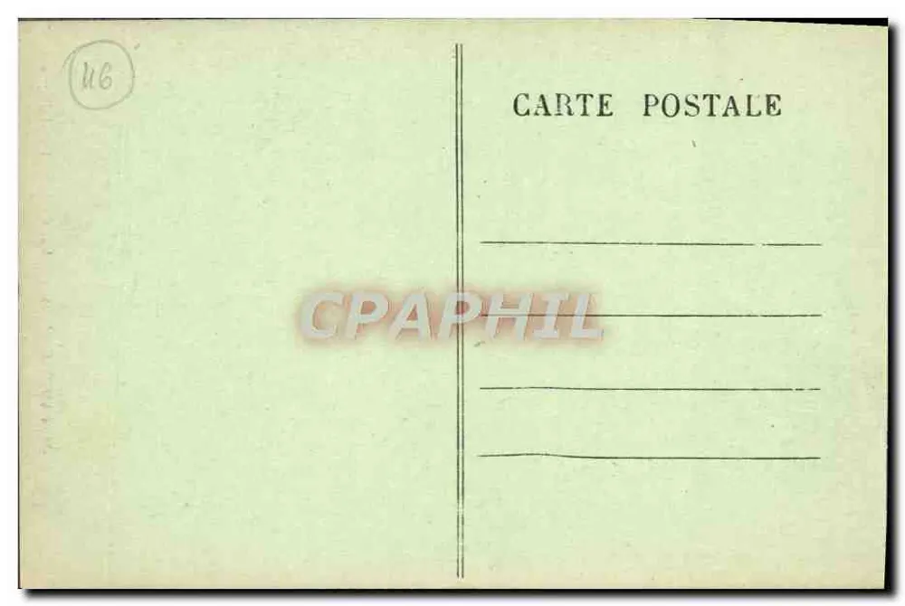 Poço de PADIRAC (Lote) — A Grande Pendeloque — editor desconhecido, n° 60 - Verso