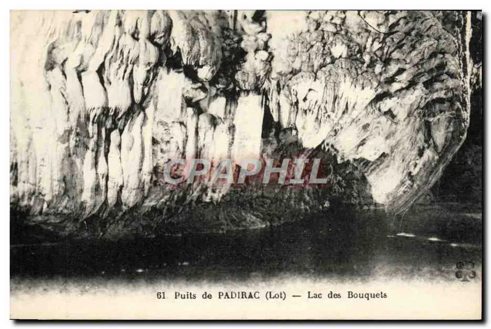 Jaskinia PADIRAC (Lot) — Jezioro Bouquets - Awers
