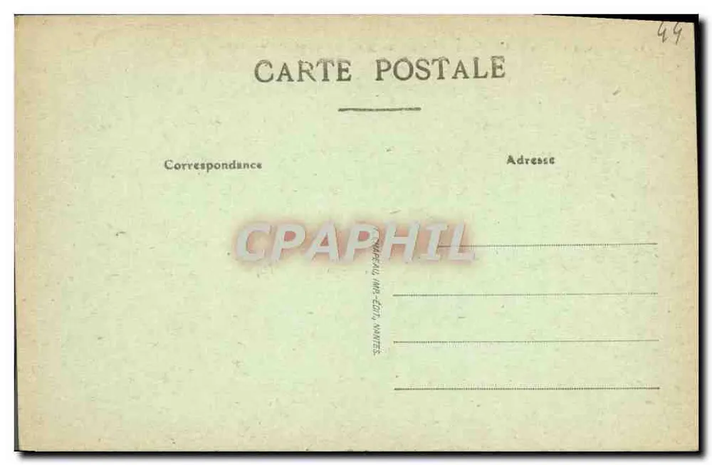 Le Croisic (Loire-Inf.) — Ansicht der Grande Côte in der Nähe des Pen-Avel-Mühlen — N°173 - Rückseite