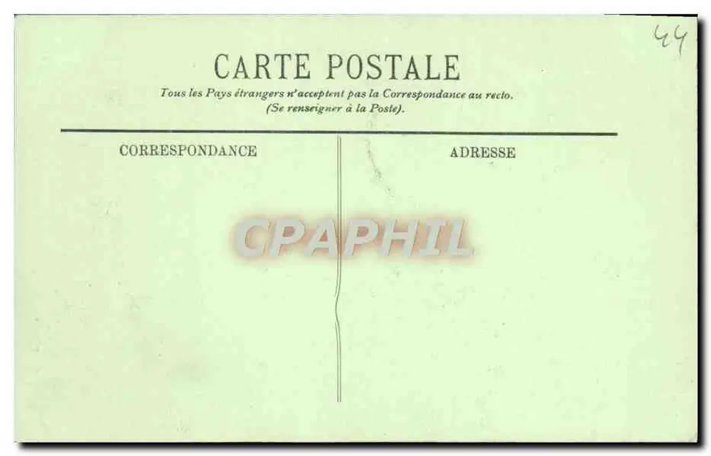Le Croisic — O Grande Altar — LL. — n°44 - Verso