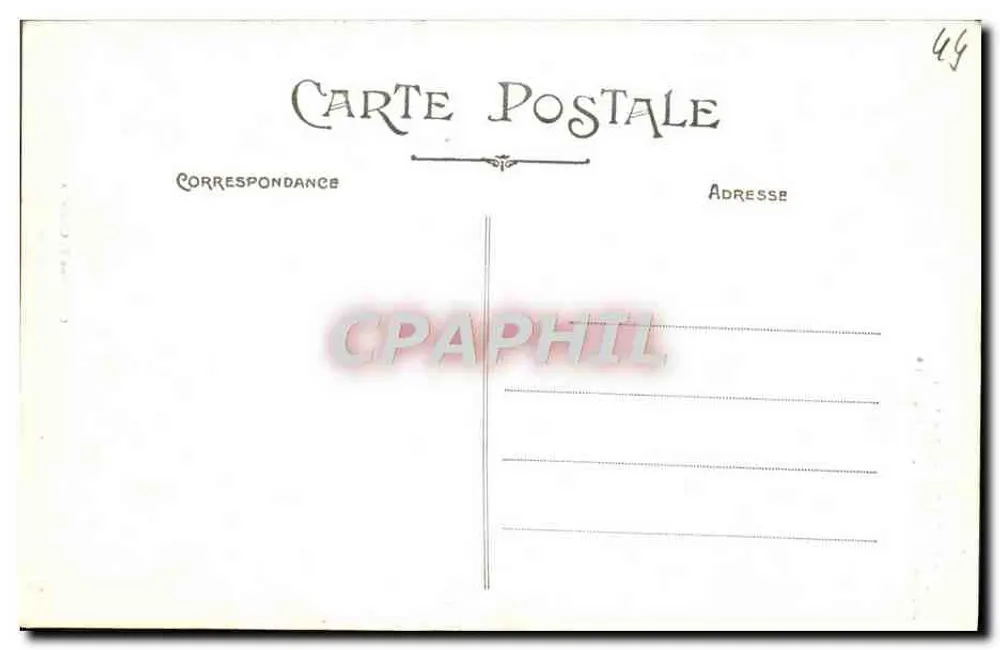 Le Croisic (Loire-Inf.) — Auf der Grande Côte, die Aiguilles — Sammlung F. Chapeau, Nantes - 2. Jahrtausend - Rückseite