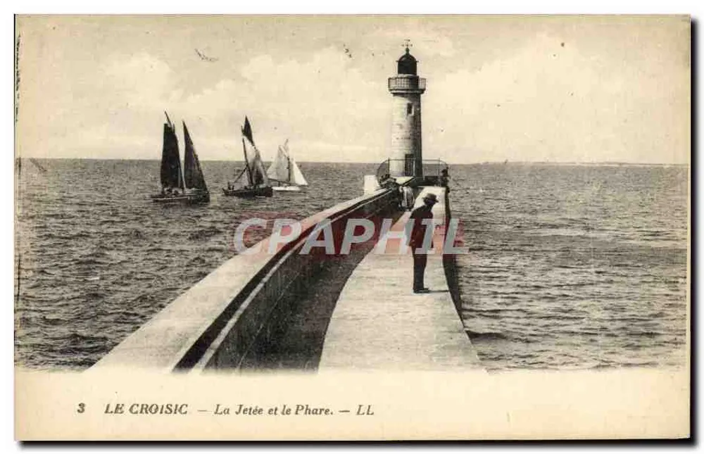 Le Croisic — A Ponte e o Farol — LL - Frente