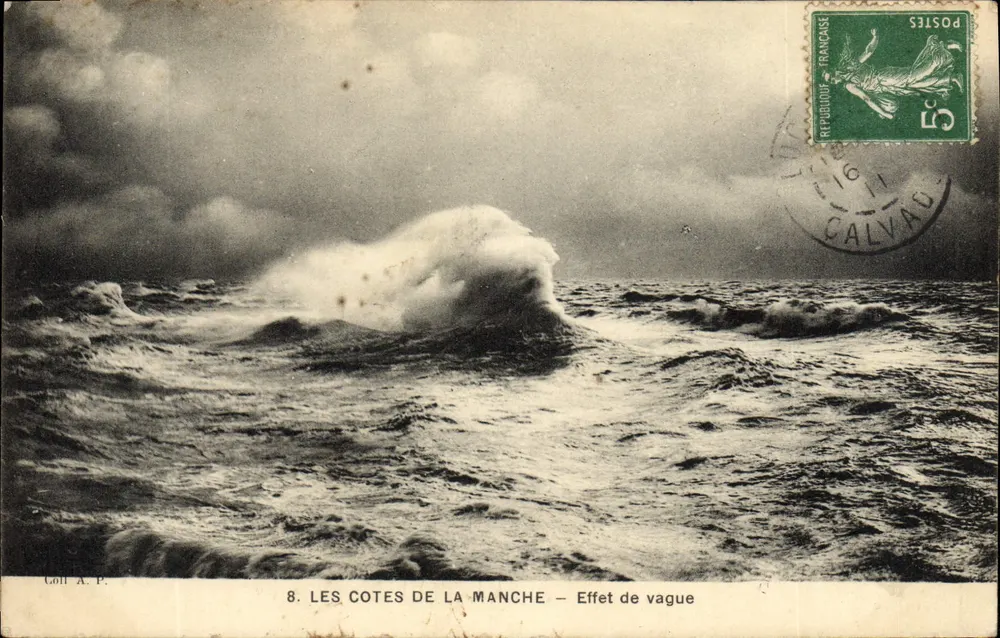 As Costas da Mancha — Efeito de onda — Coll. A.P. n°8 - Frente