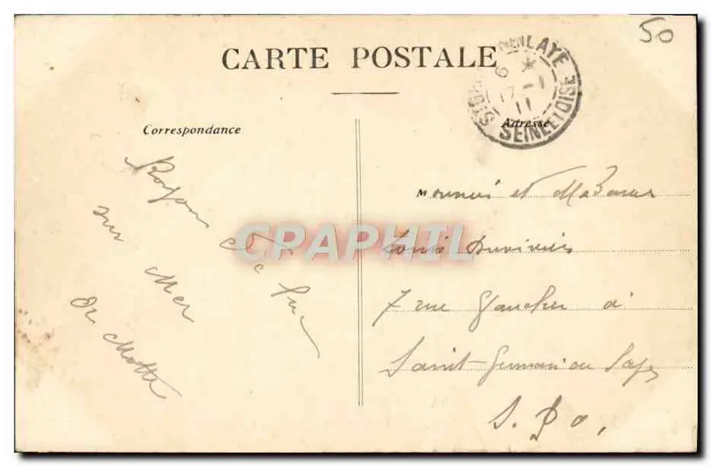 As Costas da Mancha — Efeito de onda — Coll. A.P. n°8 - Verso