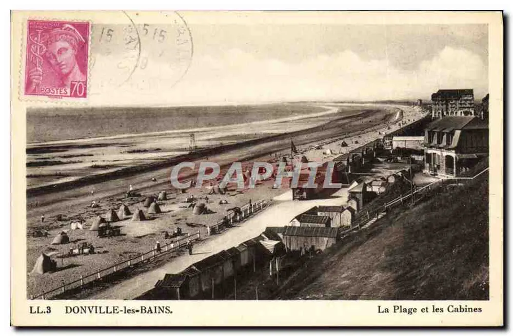 Donville-les-Bains — Die Strände und Kabinen — LL.3 - Vorderseite
