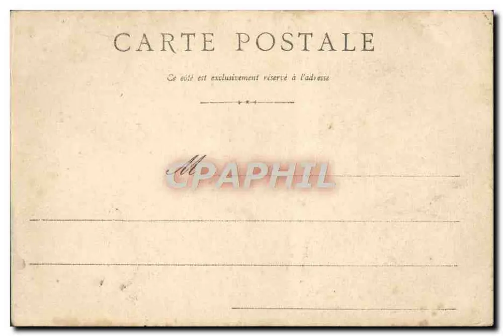 Statua di MILLET a Gréville — editore non identificato, numero di serie non visibile - Verso