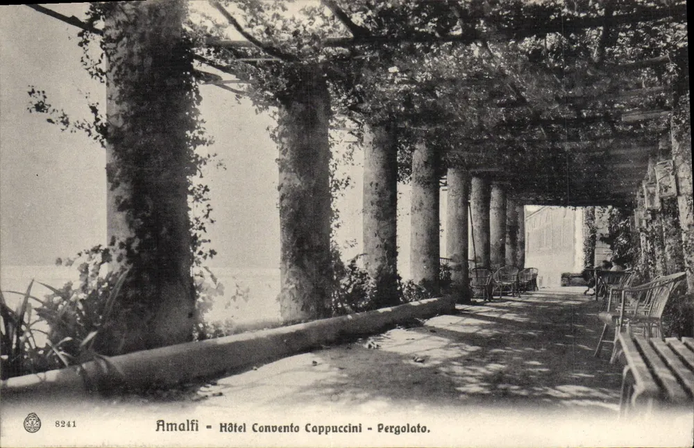 Amalfi - Hotel Convento Cappuccini - Pergolato - Recto