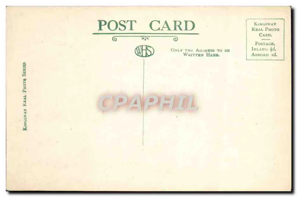 Thames Embankment — Hotel Cecil, Kleopatras Nadel & Somerset House, London — Kingsway Real Photo Card, Serie S 14616 - Rückseite