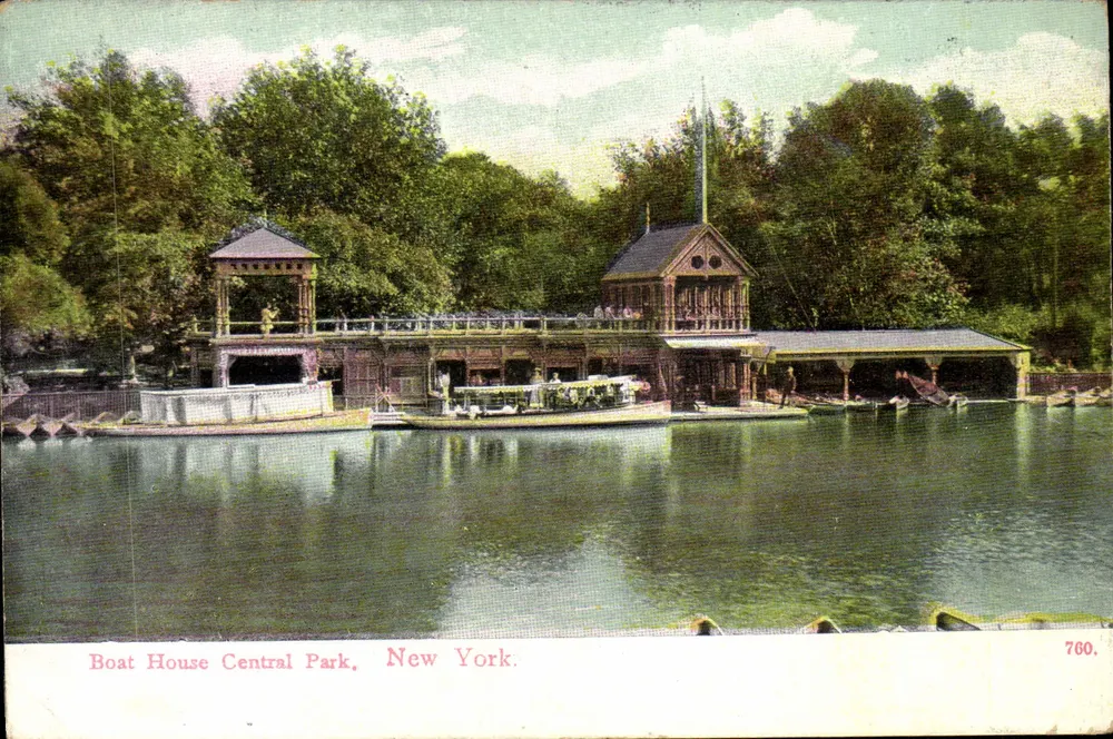 Boat House Central Park — New York — I. Stern, n° 760 - Vorderseite