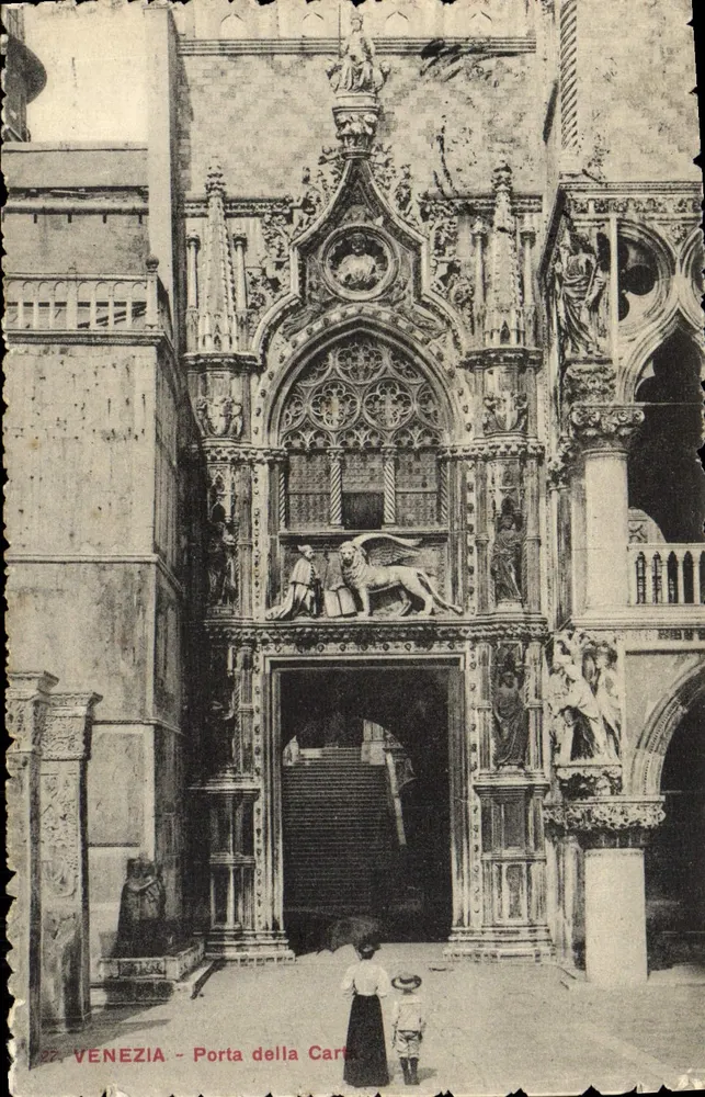 Veneza - Porta della Carta — editor desconhecido, n° 22 - Frente