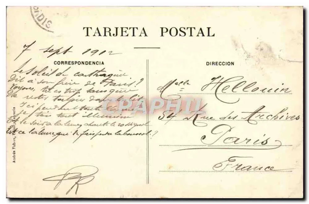 Cartagena — Allgemeiner Blick auf das Arsenal — Anonymer Verleger, Nr. 68 - Rückseite