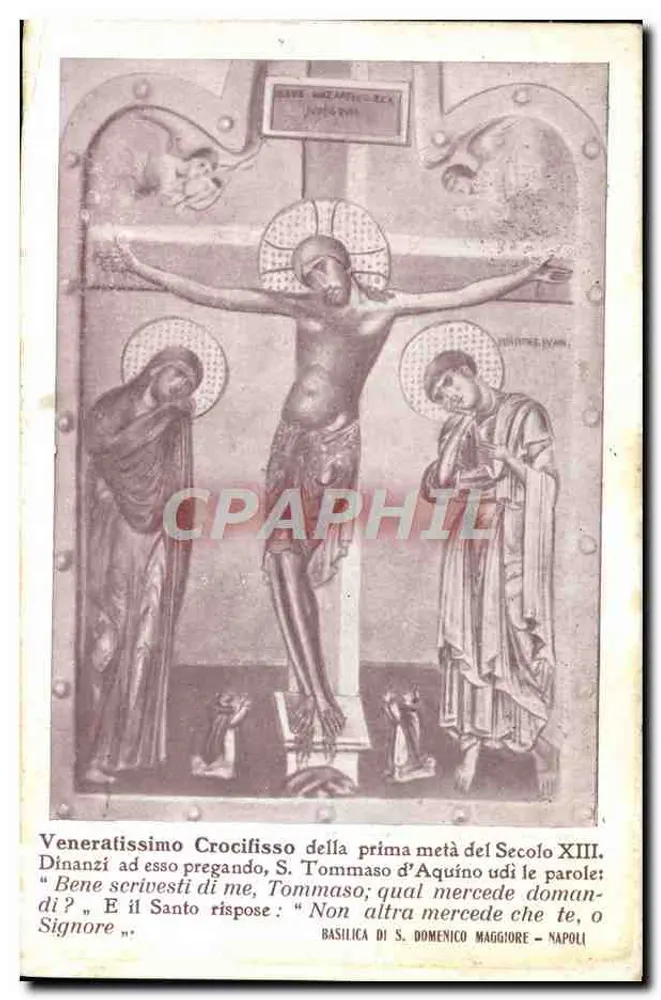Crocifisso — Erste Hälfte des 13. Jahrhunderts — Basilica di S. Domenico Maggiore, Neapel - Vorderseite