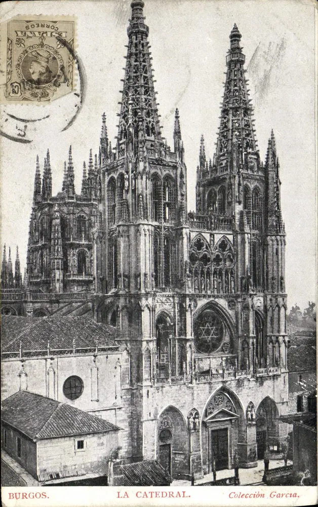 Burgos — A Catedral — Coleção García - Frente