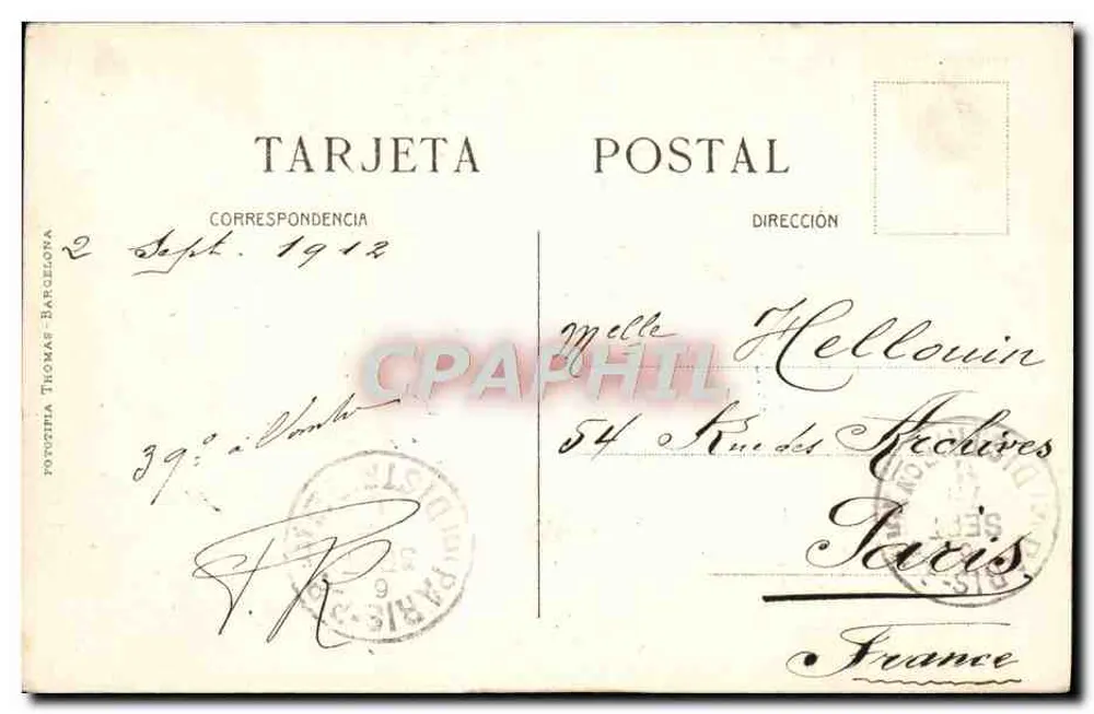 Alcoy - Vista geral — Livraria de José Llorens y Pericás, editor - Verso