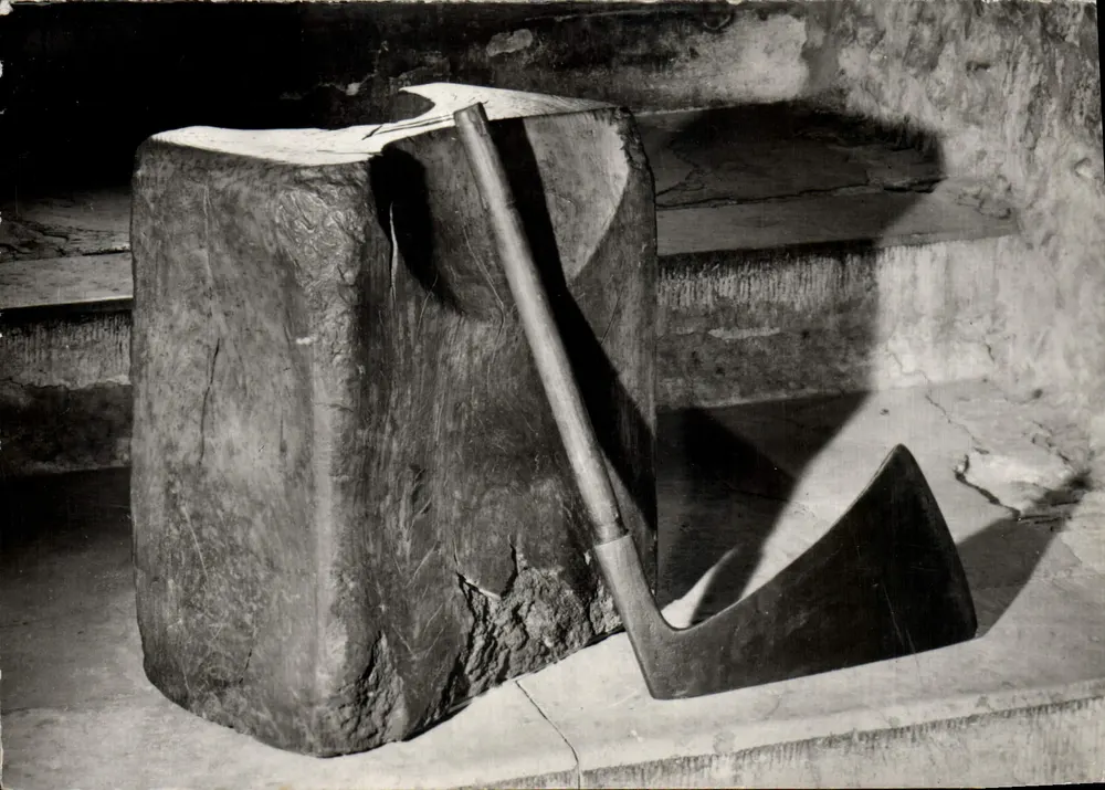 Tower of London — Das Block und die Guillotine — Ministry of Public Building and Works - Vorderseite