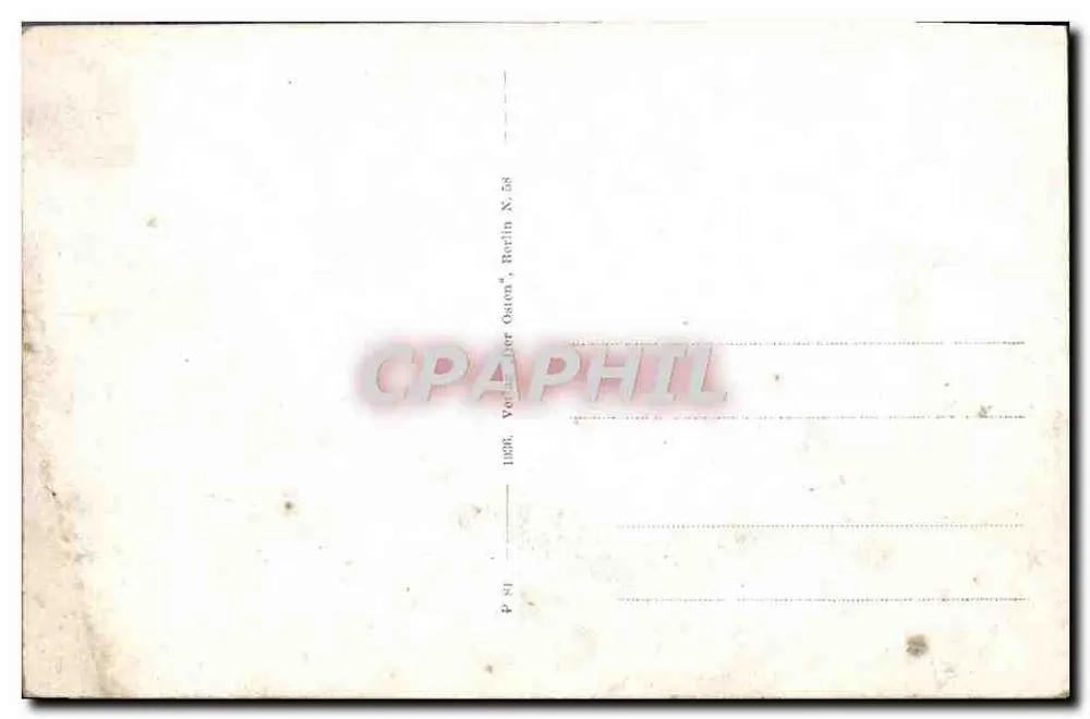 Monumento nazionale di Tannenberg presso Hohenstein in Ostprussia — editore Berlin N. 58 - Verso