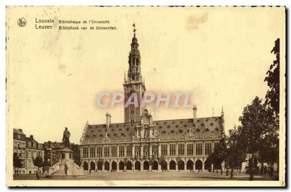 Biblioteca da Universidade — Louvain — Editor N. Leis - Frente
