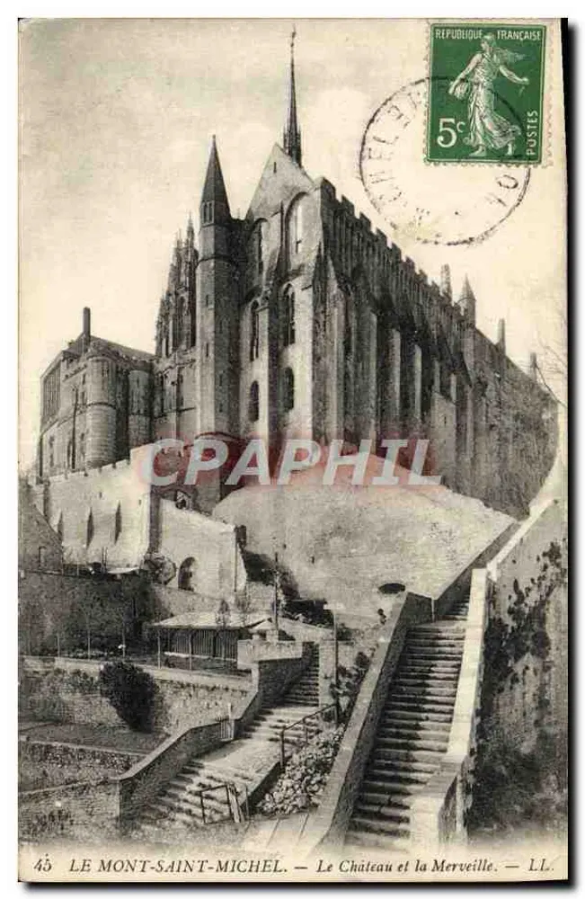 Mont Saint-Michel — Das Schloss und die Merveille — LL. - Vorderseite