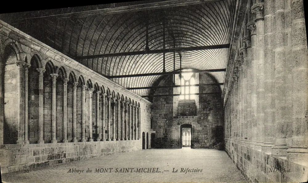 Abtei MONT SAINT-MICHEL — Das Refektorium — ND Phot. - Vorderseite