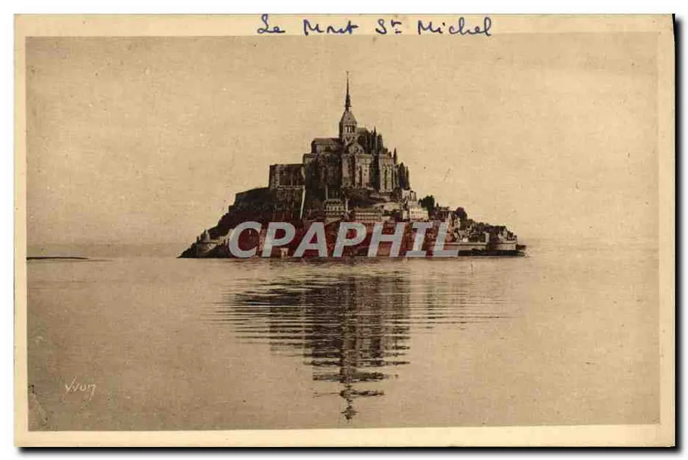 Mont Saint Michel — Panoramablick — Les Éditions d'Art Yvon, Paris - Vorderseite