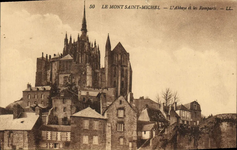 Mont Saint-Michel — Die Abtei und die Mauern — LL. — n°50 - Vorderseite