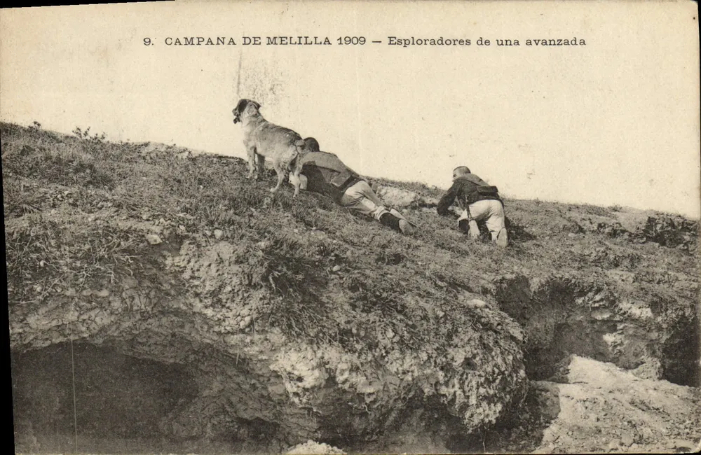 Kampagne von Melilla 1909 — Erkunder einer Vorhut - Vorderseite