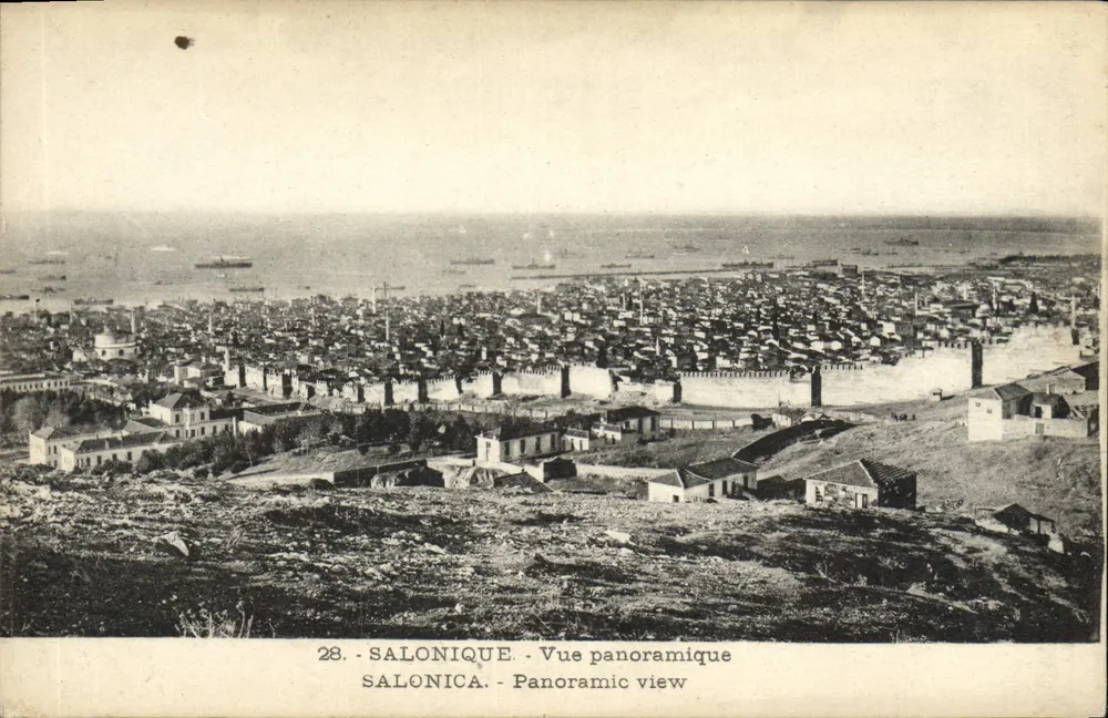 Salônica — Vista panorâmica — Editor desconhecido, n° 28 - Frente