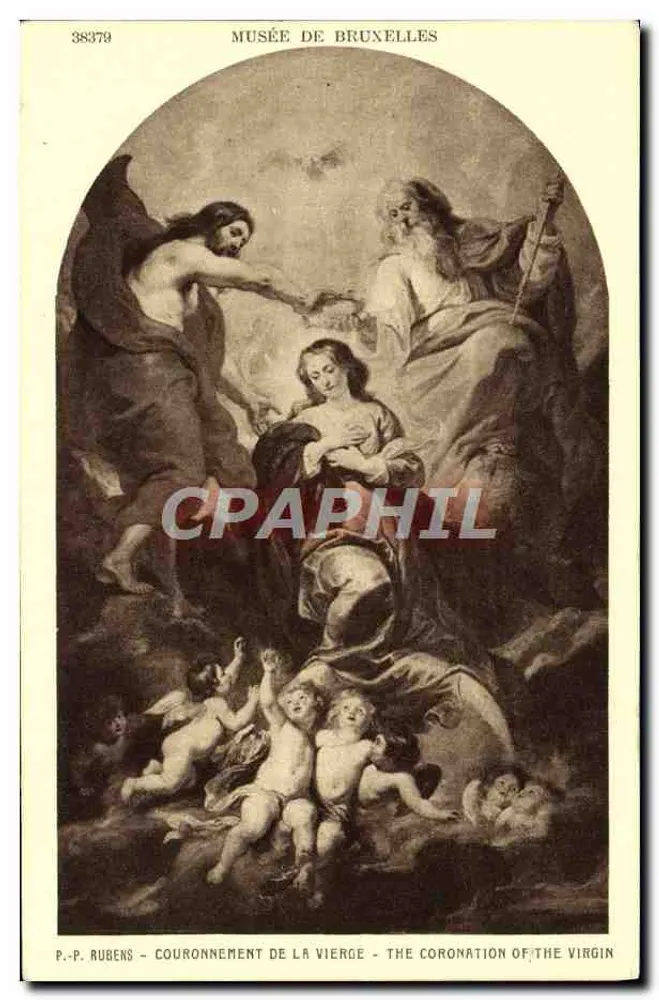 Couronnement de la Vierge — P.-P. Rubens — Musée de Bruxelles - Recto