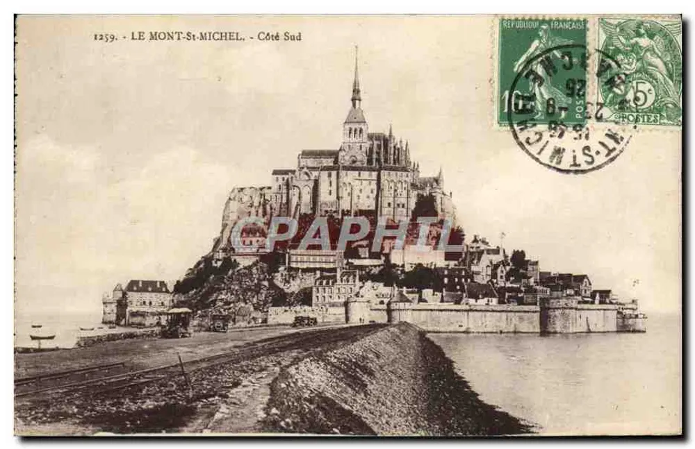 Monte-Saint-Michel - Lado Sul - Laurent-Nel, Rennes - Frente