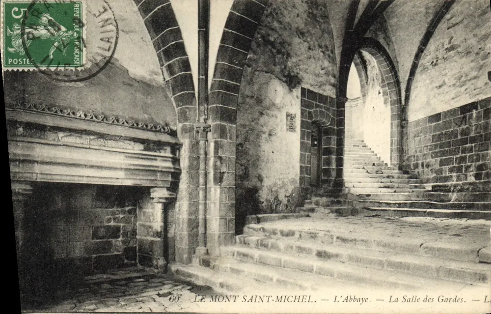 Der Mont Saint-Michel — Die Abtei — Die Wachstube — n°60 - Vorderseite