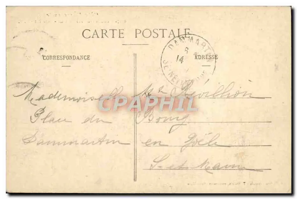 Mont-Saint-Michel — Costa da Esmeralda, Lado Leste — G.F. n°4137 - Verso