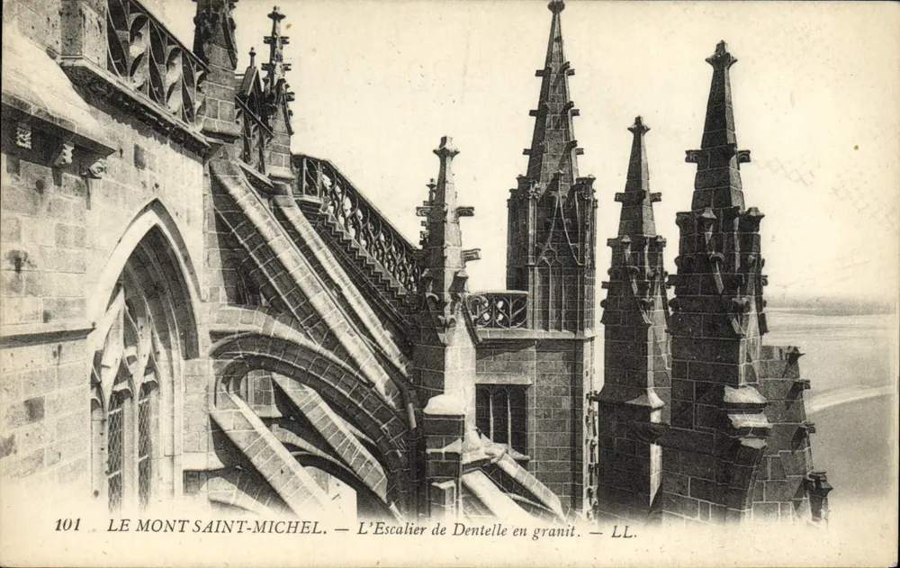 Mont Saint-Michel — Die Granit-Lace-Treppe — LL. — n° 101 - Vorderseite