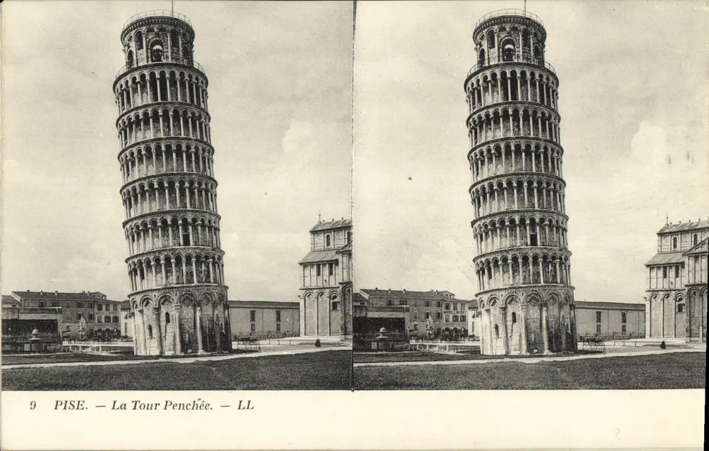 Pise — La Tour Penchée — LL, n°9 - Frente