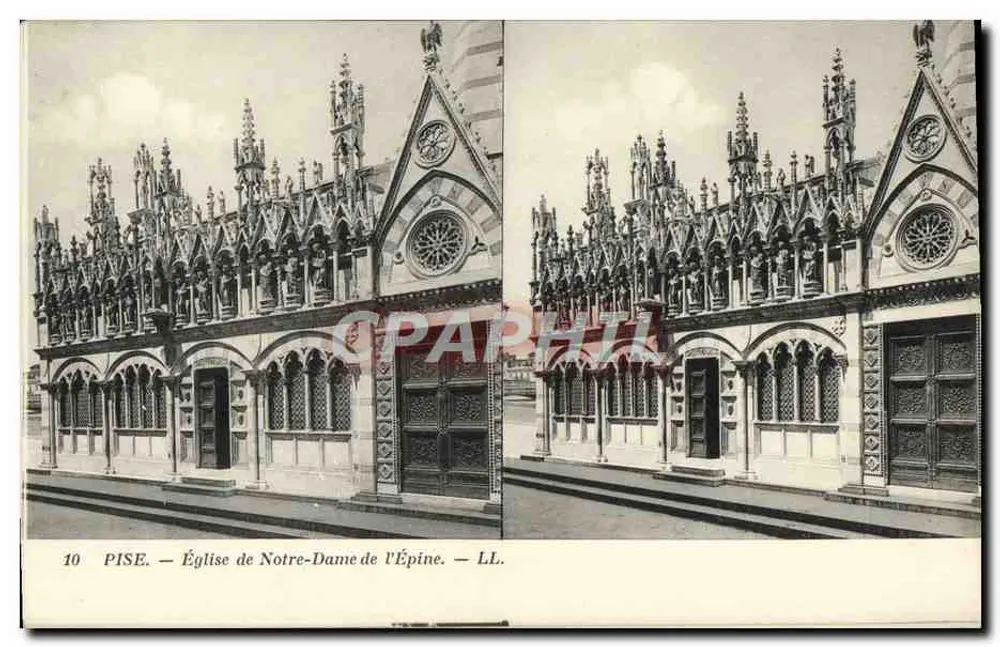 Pise — Église de Notre-Dame de l'Épine — LL. n° 10 - Front