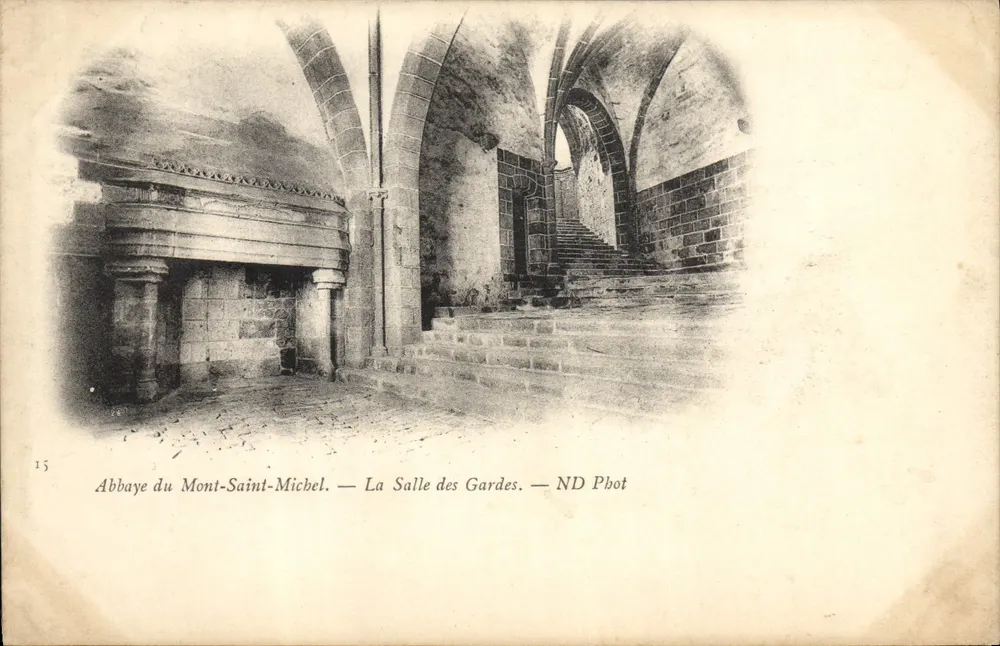Abtei Mont-Saint-Michel — Die Wachstube — ND Phot - Vorderseite