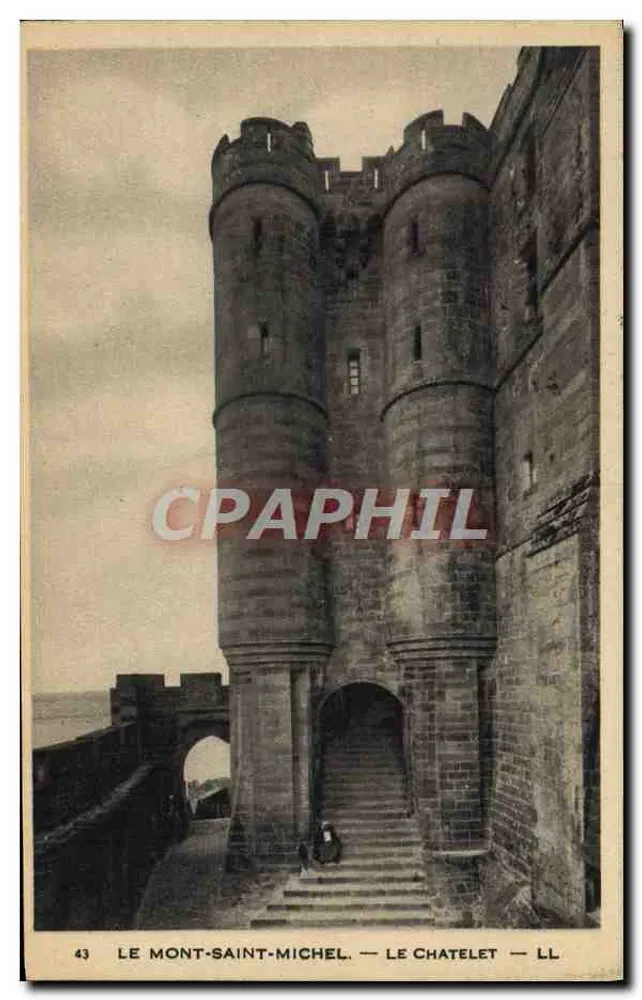 Mont-Saint-Michel — O Châtelet — LL — n°43 - Frente