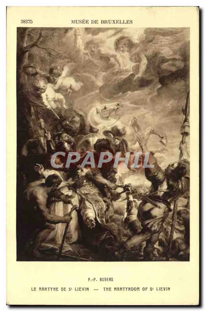 Das Martyrium des S. Liévin — P.-P. Rubens — Museum von Brüssel - Vorderseite