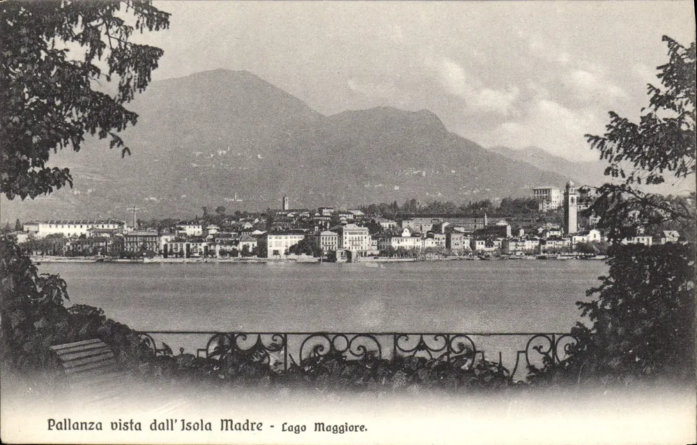 Pallanza von der Isola Madre — Lago Maggiore — Verlag S.G. n°86 - Vorderseite