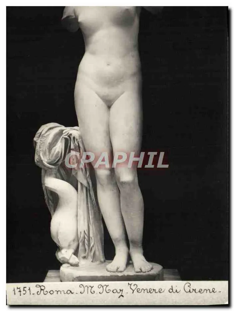 Vênus de Cnide — estátua antiga em Roma — editor desconhecido, número de série não visível - Frente