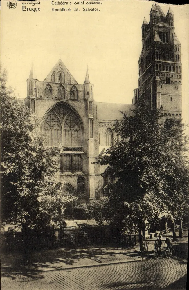 Bruges — Cathédrale Saint-Sauveur (Hoofdkerk St. Salvator) — éditeur Neils - Anverso