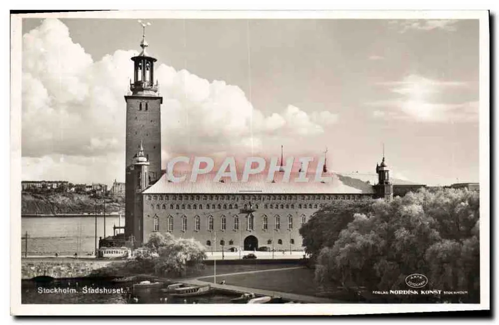 Estocolmo. Stadshuset — editor Förlag Nordisk Konst Stockholm, n° 6002/169 - Frente