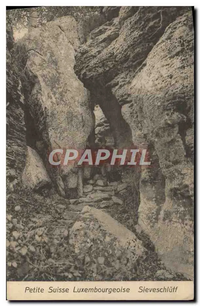Pequena Suíça Luxemburguesa — Sieveschlüff — Edição artística P. C. Schoren - Frente