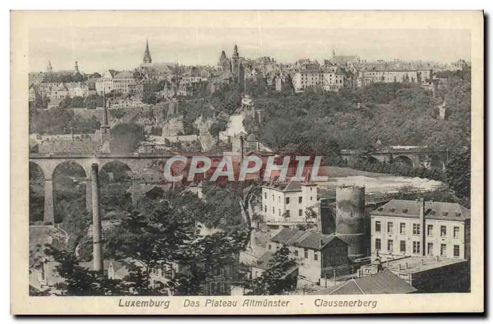 Luxembourg - Das Plateau AltMünster - Clausenerberg — Foto P. C. Schoren - Recto
