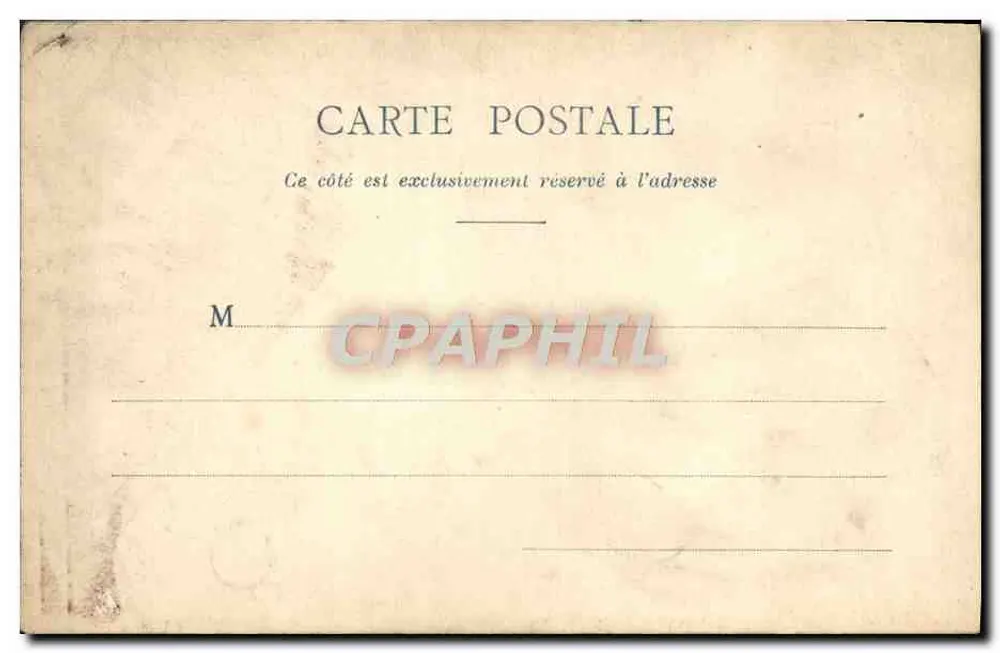 Grange-Colombe, nahe Carouge, Genf — Holzhaus mit Gruppe von Personen — unbekannter Verlag - Rückseite