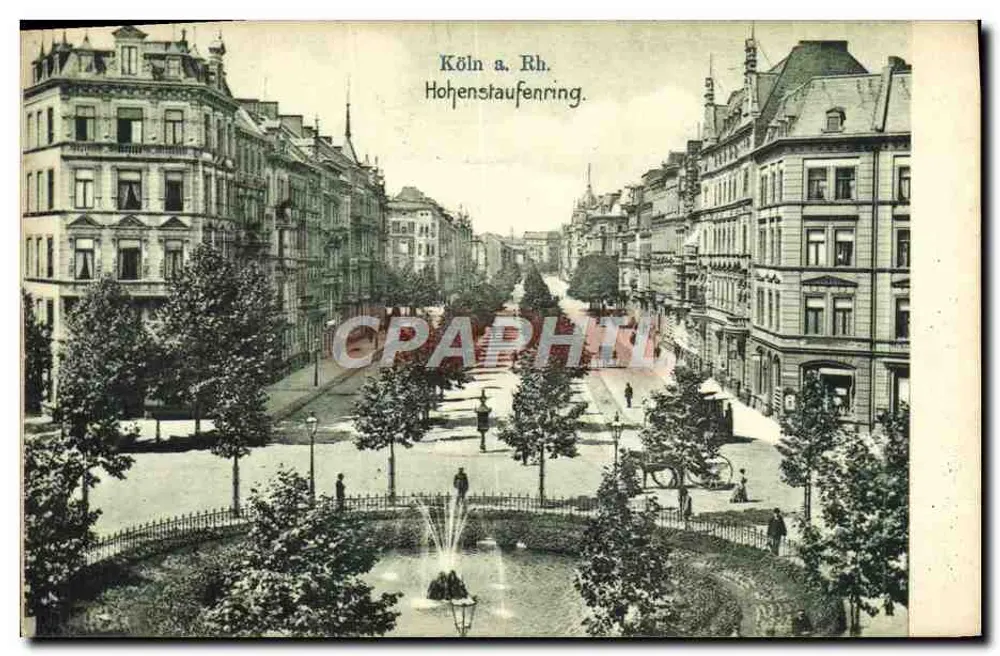 Köln a. Rh. — Hohenstaufenring — editor LEO KÖLN a. Rh. - Frente