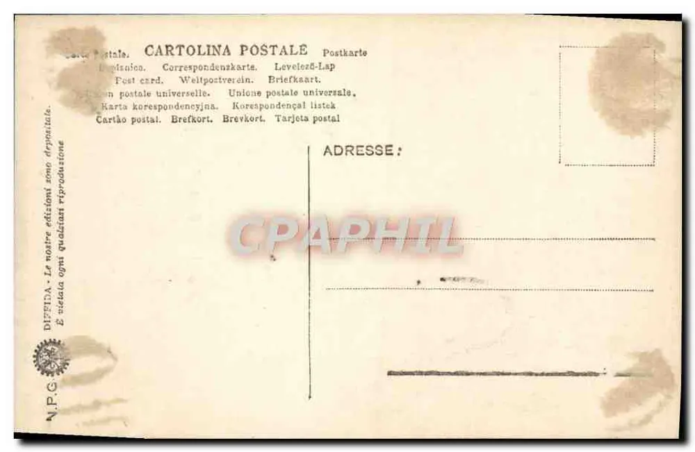 Nascita di Venere — Musée des Thermes — N.P.G. n° 229 - Verso