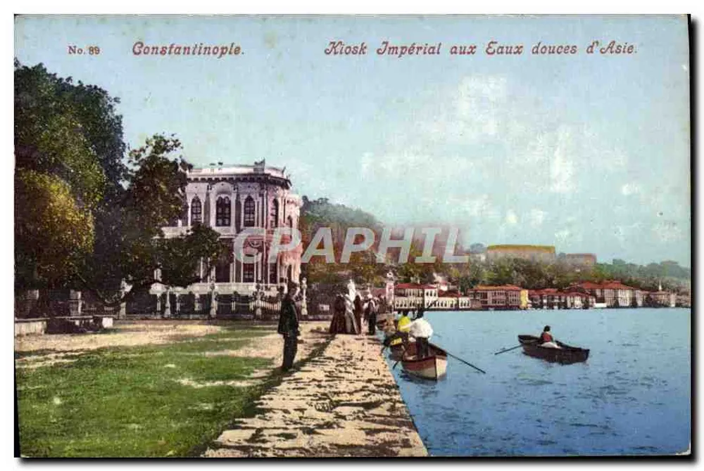 Konstantinopel — Kaiserlicher Kiosk an den Süßwasser von Asien — Nr. 89 - Vorderseite
