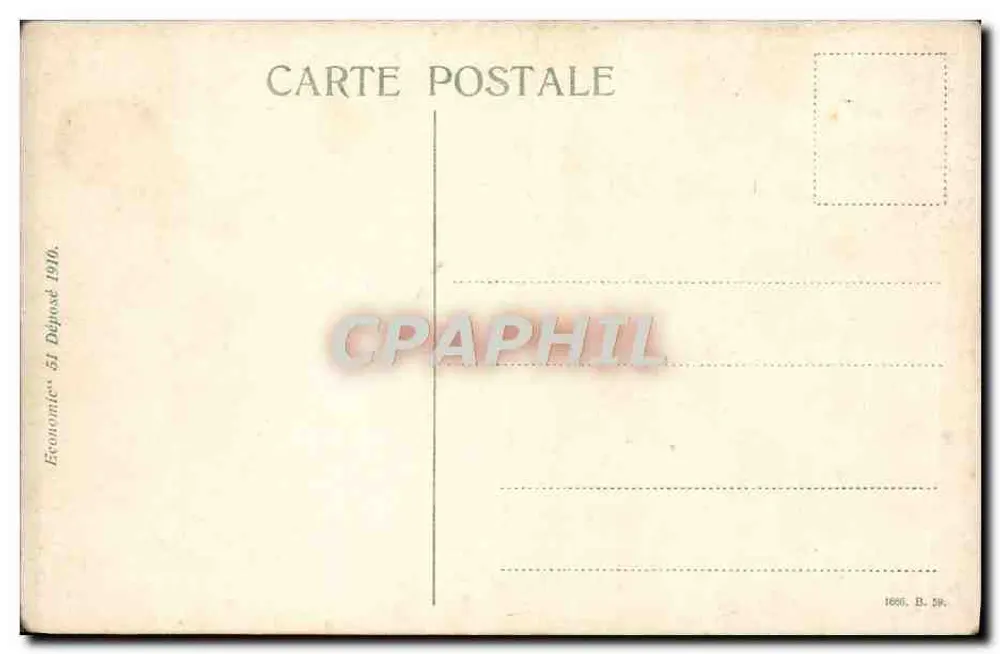 Freiheitsdenkmal Hurriét-Tepessi — Verlag: Economy, Einlieferung 1910, Nr. 51 - Rückseite
