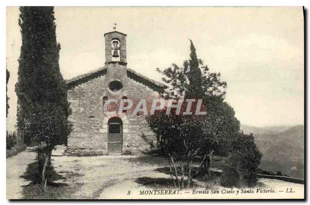 Montserrat — Hermitage von San Ciselo und Santa Victoria — LL. n°8 - Vorderseite